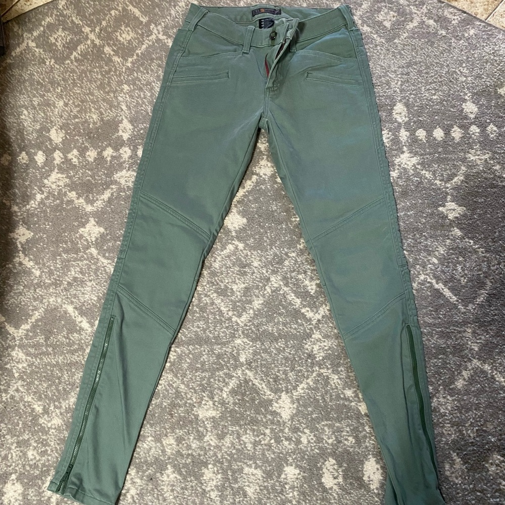 5.11 Tactical Green Skinny Jeans Modern Fit